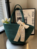 Weiyinxing Large Capacity Luxury Designer Tote Bags For Women Summer Casual Fashion Shoulder 2023 Woven Shopping Handbags High Quality