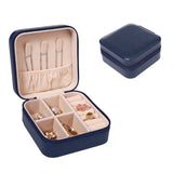 Weiyinxing Organizer Display Travel Jewelry Boxes Case Portable Locket Necklace Jewelry Box Leather Storage Earring Ring Holder