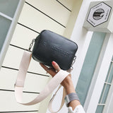 Weiyinxing Designer Leather Women Bag Ladies Shoulder Messenger Bags Handbag Letter Flap Simple Fashion Females Crossbody Bag