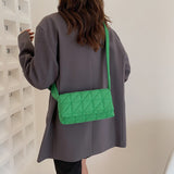 Weiyinxing Fashion Space Pad Cotton Women Shoulder Bags Winter Nylon Padded Quilted Shopper Bags Female Casual Crossbody Bags Handbags
