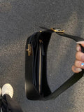 Weiyinxing New Women's Fashion Handbags Retro Solid Color PU Leather Shoulder Underarm Bag Casual Women Hobos Handbags