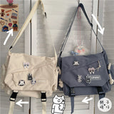 Weiyinxing Women Bags Handbags 2023 Large Capacity Single Shoulder Male Bolsas Japanese Harajuku Postman Student Messenger Crossbody Bag
