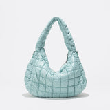 weiyinxing Quilted Padded Women Shoulder Bags Designer Lady Handbags Waterproof Nylon Large Capacity Tote Hobos Shopper Purses 2023