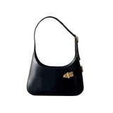 Weiyinxing New Women's Fashion Handbags Retro Solid Color PU Leather Shoulder Underarm Bag Casual Women Hobos Handbags