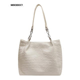 Weiyinxing Designer New Fashion Summer Versatile Tote 2023 Large Capacity Casual Chain Shoulder Bags Work Shopping Handbag For Women
