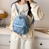 weiyinxing Women Designer Leather Backpacks Sac A Dos Chain Luxury Fashion High Quality Small Backpack for Teenage Girls Mochila Rucksack