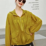 Weiyinxing Sunscreen Clothes Ice Silk Thin Women's Summer Jacket 2023 New Loose Breathable Light Sun-Protective Clothing Outside