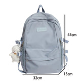 Weiyinxing Waterproof Nylon Women Bags School Backpack for Teenagers Girls Travel Backbag Mochilas Female Small Bookbag Kawaii Bag
