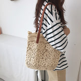 Weiyinxing Summer New Korean Mori Lace Beautiful One Shoulder Handbag Ladies Large Capacity Bucket Shopping Bag fashion bags