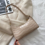 weiyinxing женская Fashion Shopping Bag Retro Casual Women Totes Shoulder Bag Female Leather Solid Color Chain Handbag for Women 2023