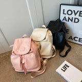 Weiyinxing Luxury Branded Small Women's Backpack High-quality Fashion Leather Backpack Fashion Drawstring Casual Travel Female Bag