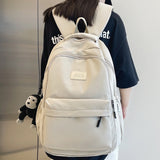 Weiyinxing Girl Boy Laptop Student Backpack New Female Men Travel Book Bag Male Women Nylon College Backpack Fashion Lady School Bag