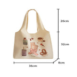 Weiyinxing Canvas Bag Female One-shoulder Student Large-capacity Literary and Artistic Portable Canvas Bag 2023 New Korean Style