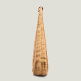 weiyinxing Half Mloon Rattan Women Handbags Designer Wicker Woven Hand Bags Handmade Woven Summer Beach Straw Bag Luxury Bali Purse