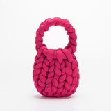 weiyinxing Thick Rope Woven Women Handbags Designer Crochet Small Tote Bag Luxury Knitted Hand Bags Trend Small Female Purses 2023