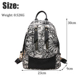 weiyinxing Designer 2023 Women Backpack Flower Pattern Female Fashion Shoulder Bags School Backpacks Bag for Teenage Girls Purses