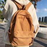 Weiyinxing Male Canvas Vintage College Backpack Cool Girl Boy Travel Leisure Retro Book Bag Fashion Female Laptop Men Women School Bag