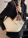 Weiyinxing Trendy Casual Luxury Design For Women Shoulder Bags 2023 New Large Capacity Handbags Multicolour Fashion Ladies Work Tote