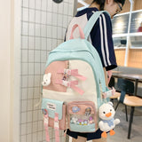 weiyinxing Kawaii Teens Girls Bookbag Leisure Lovely Female Shoulder Travel Bag College Schoolbag Fashion Cute Laptop Backpack