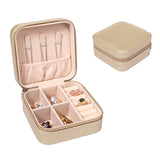 Weiyinxing Organizer Display Travel Jewelry Boxes Case Portable Locket Necklace Jewelry Box Leather Storage Earring Ring Holder