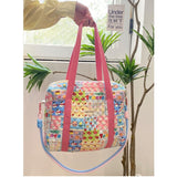Weiyinxing New Style Fashion Cotton Mommy Shoulder Bag Colorful Pattern Multifunctional Handbag Large Capacity Shopper Tote Bags