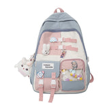 Weiyinxing Travel Waterproof Transparent Book Backpack Women Cute School Bag Female College Fashion Ladies Laptop Kawaii Harajuku Bags