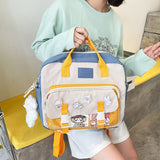 Weiyinxing Original Niche Design Sense, Online Red Japanese Handbag, Schoolgirl Backpack for Junior High School Students