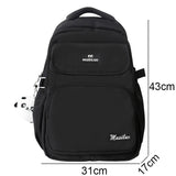 Weiyinxing Women Cute Green Student Backpack Fashion Kawaii Girl School Bags Female Laptop College Backpack Trendy Cool Lady Nylon Book Bag