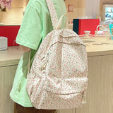 Weiyinxing Girl Fashion Floral Travel School Bag Kawaii Waterproof Lady Print Backpack Women Laptop Book Bag Female College Backpack