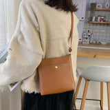 Weiyinxing Texture Crossbody Bag Casual Fashion Versatile Soft PU Leather Women's Small Square Bag 2023 New Single-shoulder Handbag