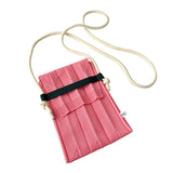 Weiyinxing Knitting Small Crossbody Bags Women Organ Pleated Mini Shoulder Messenger Bag Ladies Foldable Long Straps Phone Purse