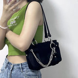 Weiyinxing Luxury Designer Handbags for Women 2023 Spring and Summer Purses Travel Chain Totes Underarm Black Handsome Shoulder Bags