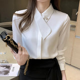 Weiyinxing Sleeve Blouse Women Blusas Mujer De Moda 2023 Blouses Shirts Office Chiffon Blouse Shirt Tops Women Blusa Feminina E234
