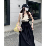 Weiyinxing Round Neck Sleeveless Vest Dress Spring Summer 2023 New Commuting Zipper Fashion Slim Waist Knitted Dress Streetwear P806