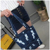 Weiyinxing Quality Shopping Bags Open Pocket Women's Handbags Denim Jean Casual Fashion Handbags Bags for Women Tote Shoulder Bag
