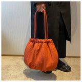 Weiyinxing Women's Large Capacity Shoulder Bag Solid Color Quilted Female Tote Purse Bags Nylon Cloth Ladies Portable Travel Handbag