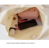 Weiyinxing Canvas Bag Female One-shoulder Student Large-capacity Literary and Artistic Portable Canvas Bag 2023 New Korean Style