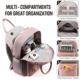 Weiyinxing Women's Travel Backpack Fashion USB Charging Laptop Lightweight Handbag School Bags For Girls Multifunctional Suitcase Backpacks