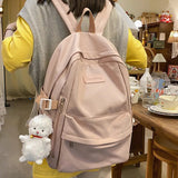 Weiyinxing Waterproof Nylon Women Bags School Backpack for Teenagers Girls Travel Backbag Mochilas Female Small Bookbag Kawaii Bag