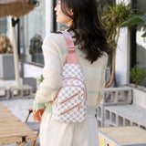 Weiyinxing High Quality Women PU Leather Shoulder Messenger Chest Bag Ladies Crossbody Bags Pack Fashion Travel Chest Handbags Purse