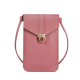 Weiyinxing Touch Screen Cell Phone Purse Smartphone Wallet PU Leather Shoulder Strap Handbag Women Bag Fashion mobile wallet 2023