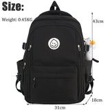 weiyinxing Large Female Cute College Backpack Girl Travel Book Backpack Nylon Fashion Ladies Leisure Bag Women Laptop Men School Bags