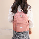 Weiyinxing Women's Nylon Backpack Fashion Trend Travel Rucksack Large Capacity Schoolbag Handbag Lady Simplicity Leisure Both Shoulder Bags