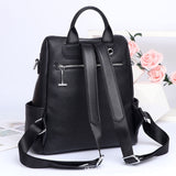 Weiyinxing Women's Leather Backpack Bag Female Real Cowhide Ladies High Quality Woman Black Bags School Natural Leather Backpacks