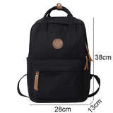Weiyinxing Female Canvas White Laptop Ladies Vintage College Backpack Male Girl Travel Boy Leisure Retro Book Men Women School Bags