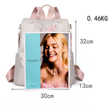 Weiyinxing Oxford Women Backpack Fashion Anti-theft Women Backpacks Flower Print Girls School Bag High Quality Large Backpack