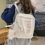 Weiyinxing Double Shoulder Bag, Three Use Girl Single Shoulder Bag, Messenger Bag, Multifunctional College Student Class Bag