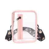 Weiyinxing Crossbody Bags for Women Daisy Transparent Shoulder Handbag for Women Fashionable Tote Female Shoulder Bags