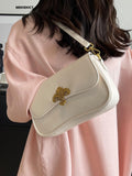 Weiyinxing Classic Vintage Luxury Designer For Women Shoulder Bags New Summer Fashion Leather Handbag Simple Style Casual PU Crossbody