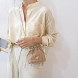 Weiyinxing Small Shoulder Bags Women Beach Straw Woven Flower Embroidery Bags Ladies Lace Crossbody Handbags for Travel